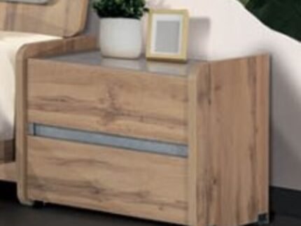 Κομοδίνο σειρά ΩΜΕΓΑ με 2 συρτάρια - Κωδ. 07-09 -  60Μ * 50Π cm